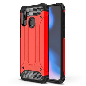 Microsonic Samsung Galaxy A40 Rugged Armor Kırmızı Kılıf