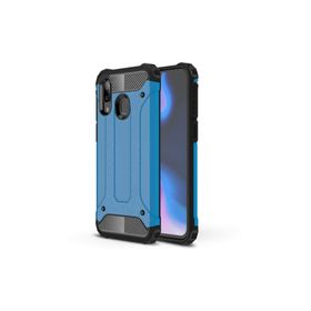 Microsonic Samsung Galaxy A40 Rugged Armor Mavi Kılıf