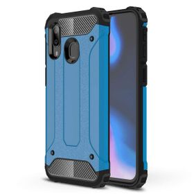 Microsonic Samsung Galaxy A40 Rugged Armor Mavi Kılıf