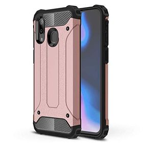 Microsonic Samsung Galaxy A40 Rugged Armor Rose Gold Kılıf
