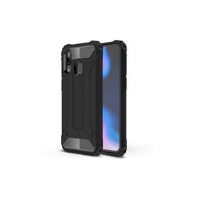 Microsonic Samsung Galaxy A40 Rugged Armor Siyah Kılıf