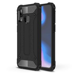 Microsonic Samsung Galaxy A40 Rugged Armor Siyah Kılıf