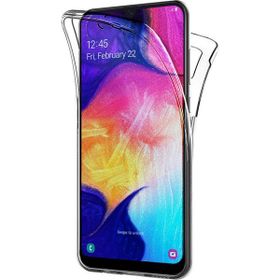 Microsonic Samsung Galaxy A50 6 Tarafı Tam Full Koruma 360 Clear Soft Şeffaf Kılıf