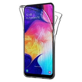 Microsonic Samsung Galaxy A50 6 Tarafı Tam Full Koruma 360 Clear Soft Şeffaf Kılıf