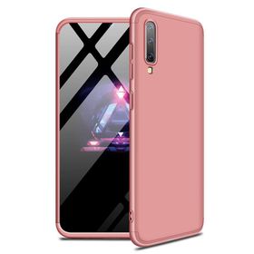 Microsonic Samsung Galaxy A50 Double Dip 360 Protective Gold Kılıf