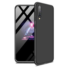 Microsonic Samsung Galaxy A50 Double Dip 360 Protective Siyah Kılıf
