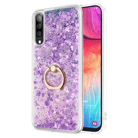 Microsonic Samsung Galaxy A50 Glitter Liquid Holder Mor Kılıf