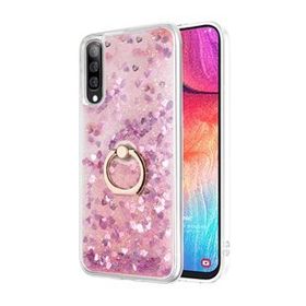 Microsonic Samsung Galaxy A50 Glitter Liquid Holder Pembe Kılıf