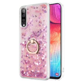 Microsonic Samsung Galaxy A50 Glitter Liquid Holder Pembe Kılıf