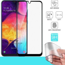 Microsonic Samsung Galaxy A50 Seramik Matte Flexible Siyah Ekran Koruyucu
