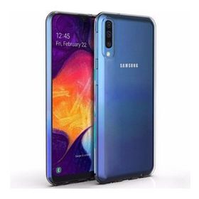 Microsonic Samsung Galaxy A50 Transparent Soft Beyaz Kılıf