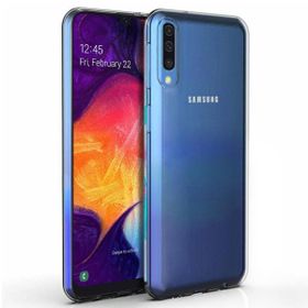 Microsonic Samsung Galaxy A50 Transparent Soft Beyaz Kılıf