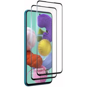 Microsonic Samsung Galaxy A51 Crystal Seramik Nano 2 Adet Siyah Ekran Koruyucu
