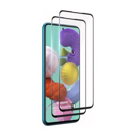 Microsonic Samsung Galaxy A51 Crystal Seramik Nano 2 Adet Siyah Ekran Koruyucu