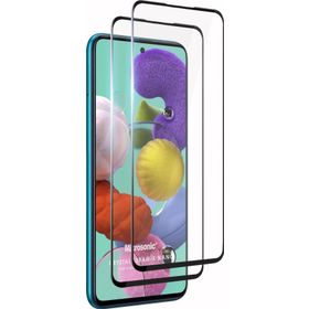 Microsonic Samsung Galaxy A51 Crystal Seramik Nano 2 Adet Siyah Ekran Koruyucu