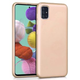 Microsonic Samsung Galaxy A51 Matte Silicone Gold Kılıf
