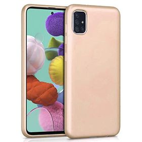 Microsonic Samsung Galaxy A51 Matte Silicone Gold Kılıf
