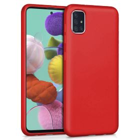 Microsonic Samsung Galaxy A51 Matte Silicone Kırmızı Kılıf