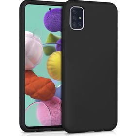 Microsonic Samsung Galaxy A51 Matte Silicone Siyah Kılıf