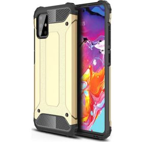 Microsonic Samsung Galaxy A51 Rugged Armor Gold Kılıf