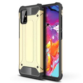 Microsonic Samsung Galaxy A51 Rugged Armor Gold Kılıf