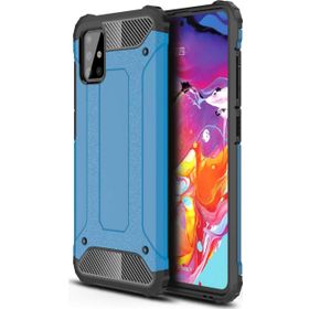 Microsonic Samsung Galaxy A51 Rugged Armor Mavi Kılıf
