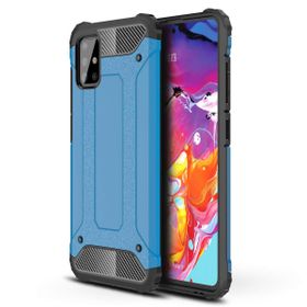 Microsonic Samsung Galaxy A51 Rugged Armor Mavi Kılıf
