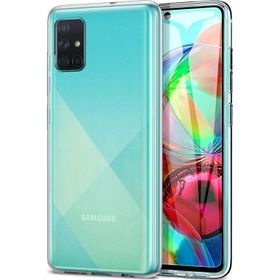 Microsonic Samsung Galaxy A51 Transparent Soft Beyaz Kılıf
