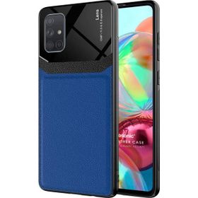 Microsonic Samsung Galaxy A51 Uniq Leather Lacivert Kılıf