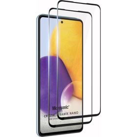 Microsonic Samsung Galaxy A52 Crystal Seramik Nano 2 Adet Siyah Ekran Koruyucu