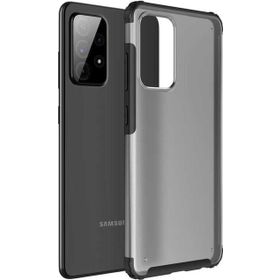Microsonic Samsung Galaxy A52 Frosted Frame Siyah Kılıf