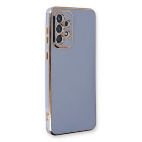 Microsonic Samsung Galaxy A52 Olive Plated Lavanta Grisi Kılıf