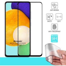 Microsonic Samsung Galaxy A52 Seramik Matte Flexible Siyah Ekran Koruyucu