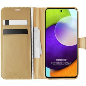 Microsonic Samsung Galaxy A52S Delux Leather Wallet Cep Telefonu Kılıfı