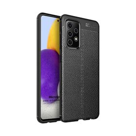 Microsonic Samsung Galaxy A52S Deri Dokulu Silikon Kırmızı Kılıf