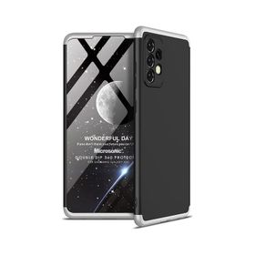 Microsonic Samsung Galaxy A52S Double Dip 360 Gri Siyah Kılıf