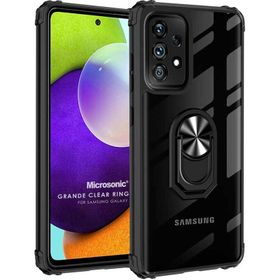 Microsonic Samsung Galaxy A52S Grande Clear Ring Holder Kılıf