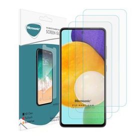 Microsonic Samsung Galaxy A52S Screen Protector Nano Glass 3 Adet Cam Ekran Koruyucu