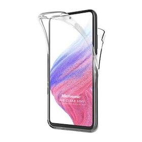 Microsonic Samsung Galaxy A53 5G 6 Tarafı Tam Full Koruma 360 Clear Soft Şeffaf Kılıf