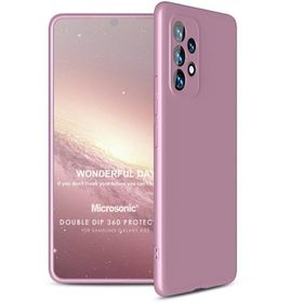 Microsonic Samsung Galaxy A53 5G Double Dip 360 Protective Cep Telefonu Kılıfı