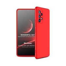 Microsonic Samsung Galaxy A53 5G Double Dip 360 Protective Cep Telefonu Kılıfı