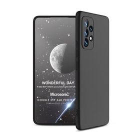 Microsonic Samsung Galaxy A53 5G Double Dip 360 Protective Siyah Kılıf