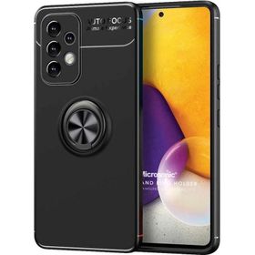 Microsonic Samsung Galaxy A53 5G Kickstand Ring Holder Kırmızı Kılıf