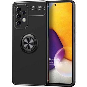 Microsonic Samsung Galaxy A53 5G Kickstand Ring Holder Siyah Kılıf