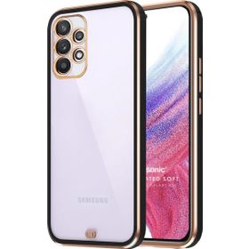 Microsonic Samsung Galaxy A53 5G Laser Plated Soft Siyah Kılıf