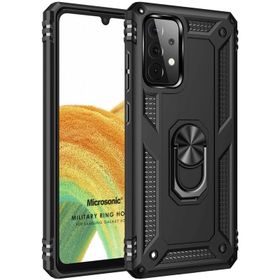 Microsonic Samsung Galaxy A53 5G Military Ring Holder Cep Telefonu Kılıfı