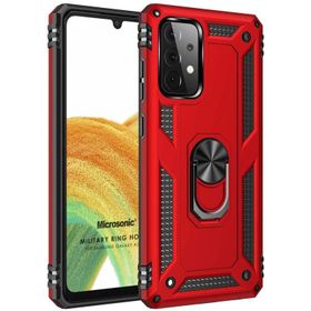 Microsonic Samsung Galaxy A53 5G Military Ring Holder Cep Telefonu Kılıfı