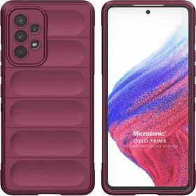 Microsonic Samsung Galaxy A53 5G Oslo Prime Bordo Cep Telefonu Kılıf