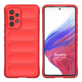 Microsonic Samsung Galaxy A53 5G Oslo Prime Kırmızı Kılıf