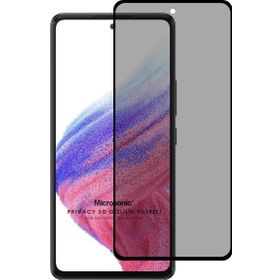 Microsonic Samsung Galaxy A53 5G Privacy 5D Gizlilik Filtreli Siyah Cam Ekran Koruyucu